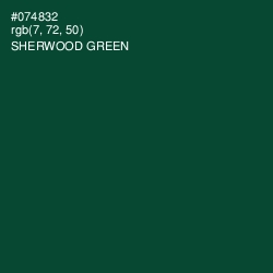 #074832 - Sherwood Green Color Image